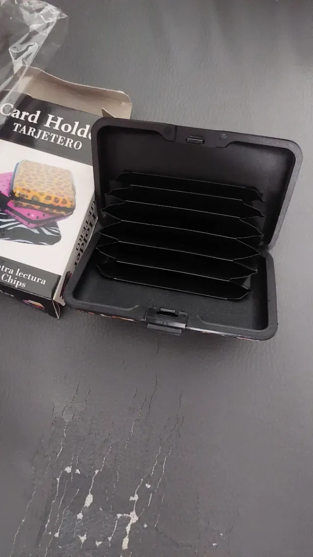 Portatarjetas Seguridad RFID Tarjetero