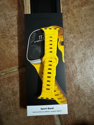 Correa Nomad Sport Band Amarilla Apple Watch