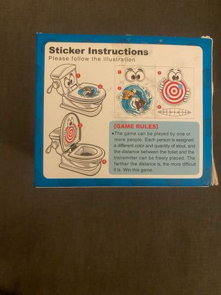 Gioco divertente scatola prodotto lista