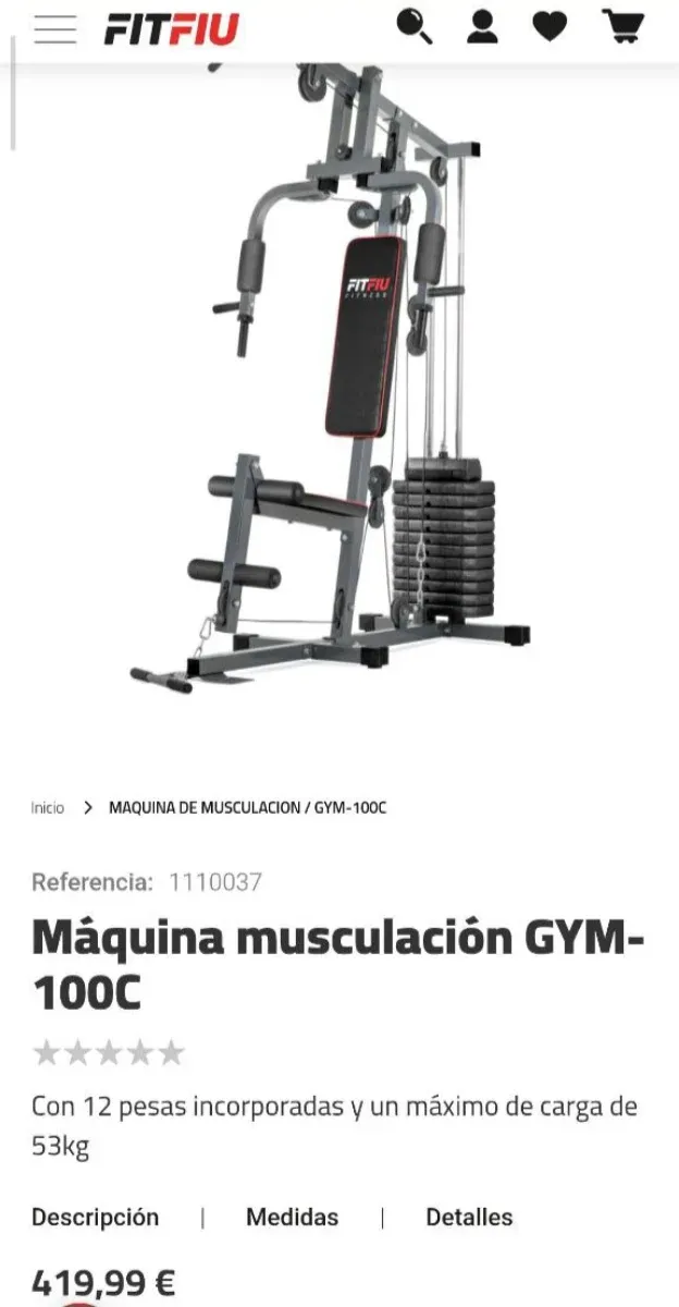 URGE VENTA Máquina de musculación multiestación GY