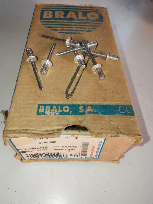 Remaches ciegos Bralo vários tamanhos