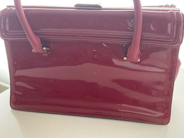 Bolso Charol Roberto Cavalli Rojo