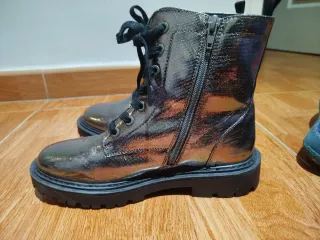Botas plateadas