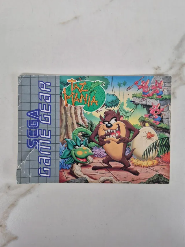 Manual Taz Mania Sega Game Gear