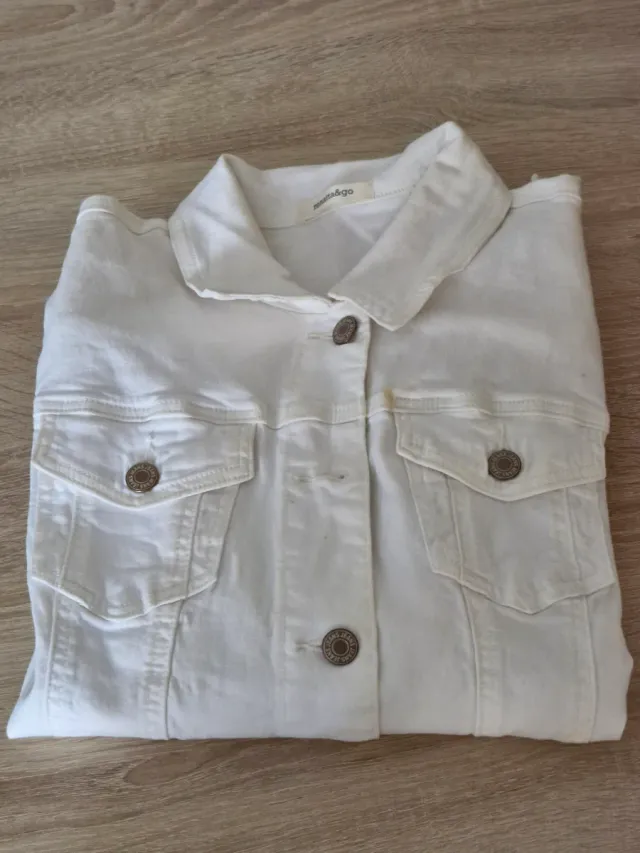 Cazadora vaquera RENATTA&GO Talla 40 Blanca