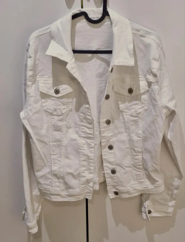 Cazadora vaquera RENATTA&GO Talla 40 Blanca