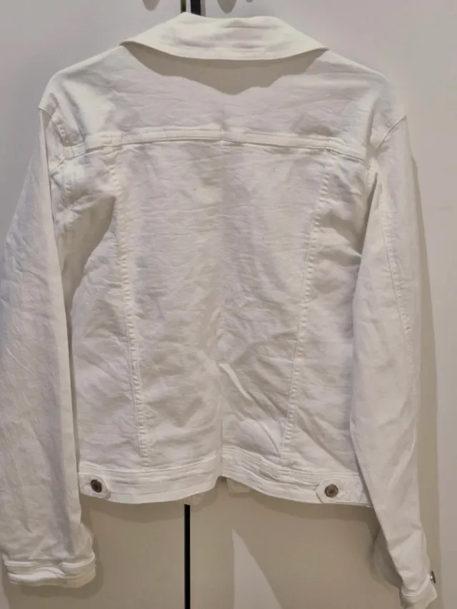 Cazadora vaquera RENATTA&GO Talla 40 Blanca