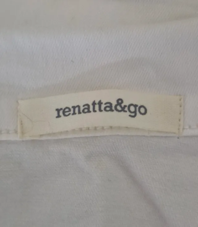 Cazadora vaquera RENATTA&GO Talla 40 Blanca