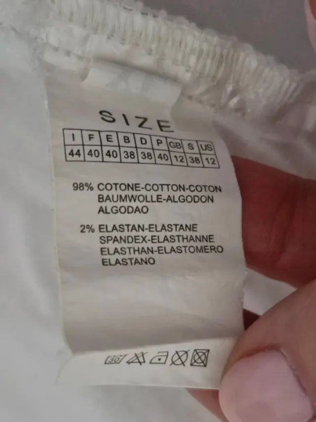 Cazadora vaquera RENATTA&GO Talla 40 Blanca