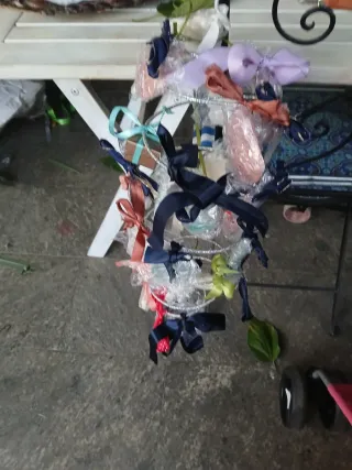 Albero di Natale da appendere decorato