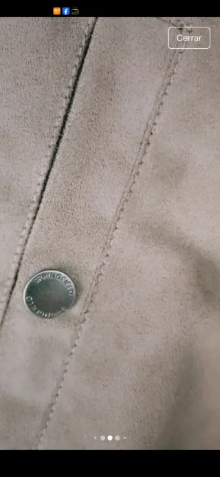 Cazadora bomber hombre beige