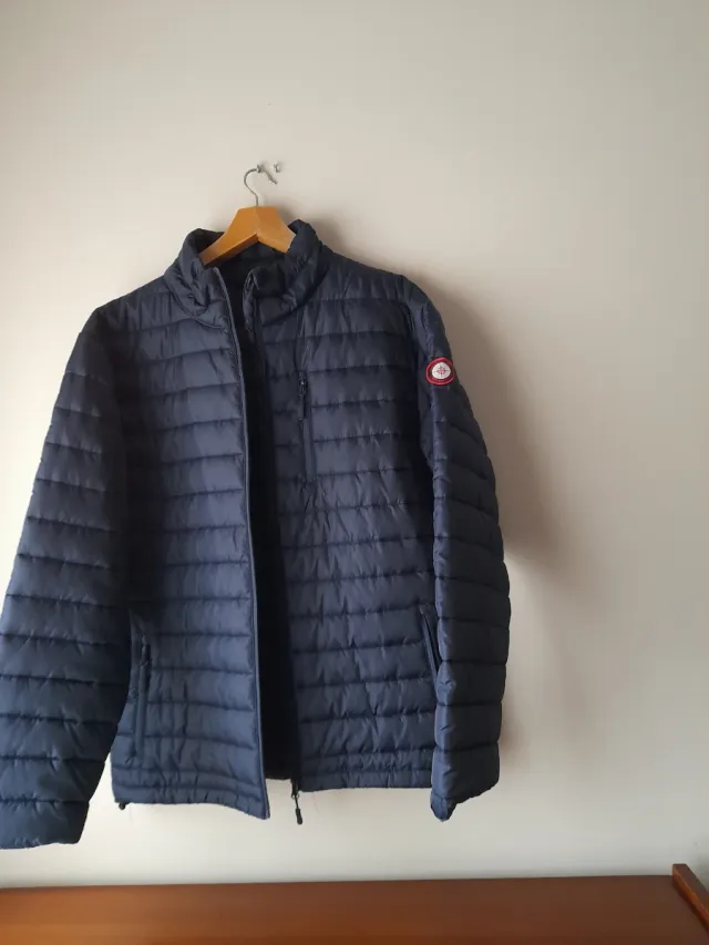 Chaqueta acolchada azul marino hombre