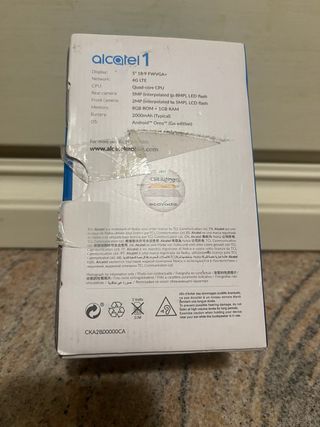 Alcatel 1 Smartphone Nero