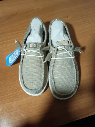 Zapatos Hey Dude Beige/Gris