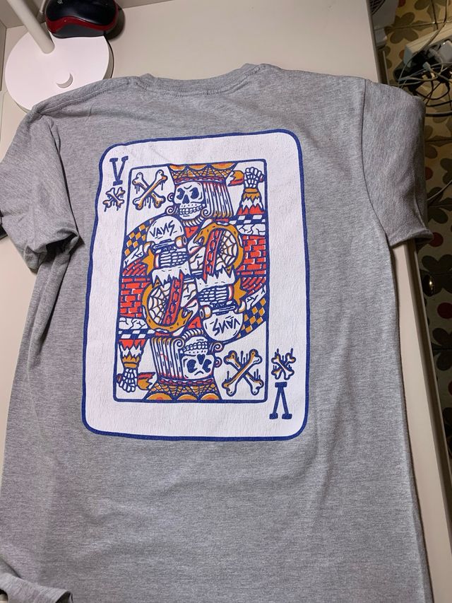 Camiseta VANS Talla S King Skull