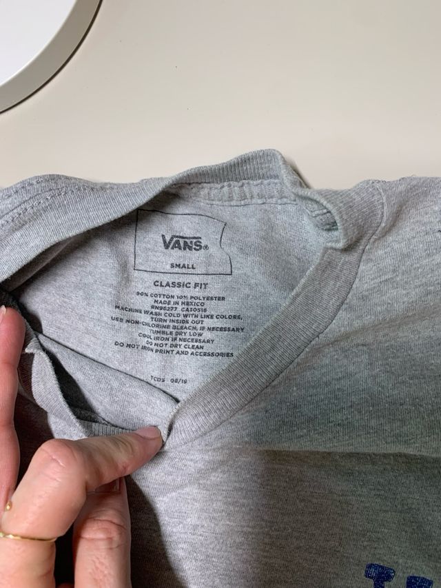 Camiseta VANS Talla S King Skull