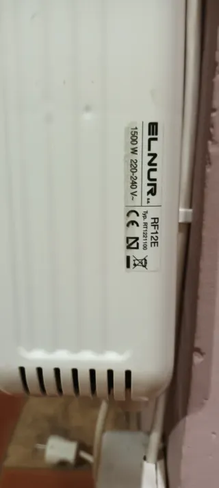 2 Radiadores Eléctricos Gel Azul.