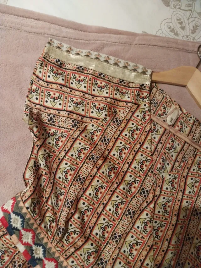 Vestido de verano estampado ètnico.