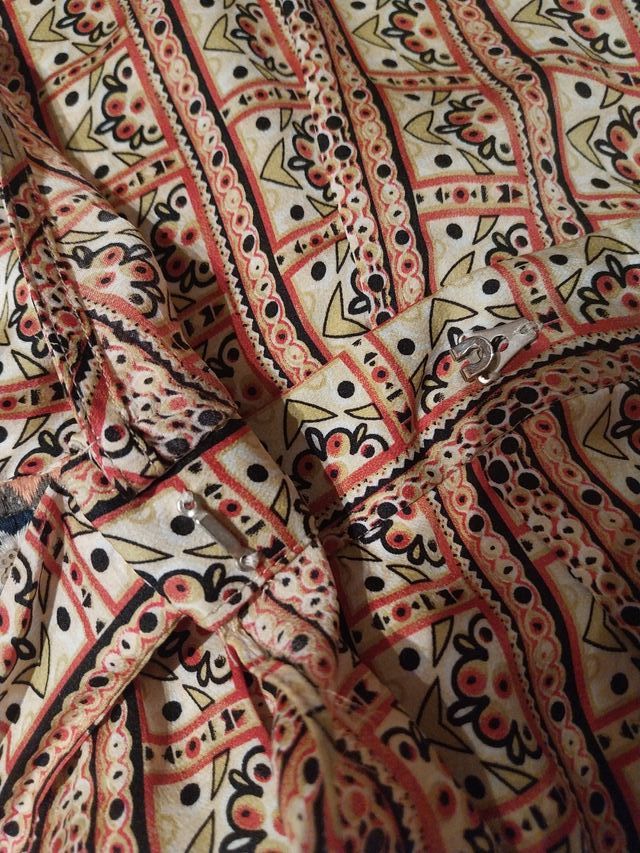 Vestido de verano estampado ètnico.