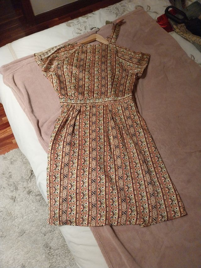 Vestido de verano estampado ètnico.