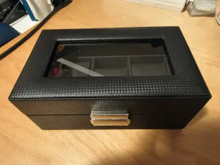 Caja joyero para tres relojes
