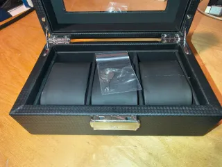 Caja joyero para tres relojes