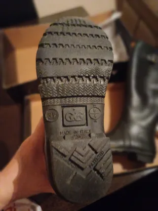 Botas de agua negras Made in Italy