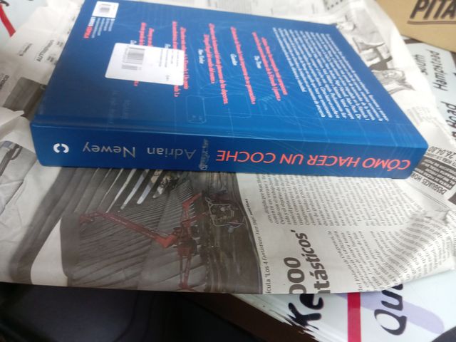 Libro de Adrián newey como hacer un coche