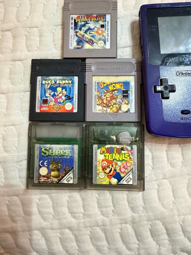 Pack Game Boy Color + 5 Juegos