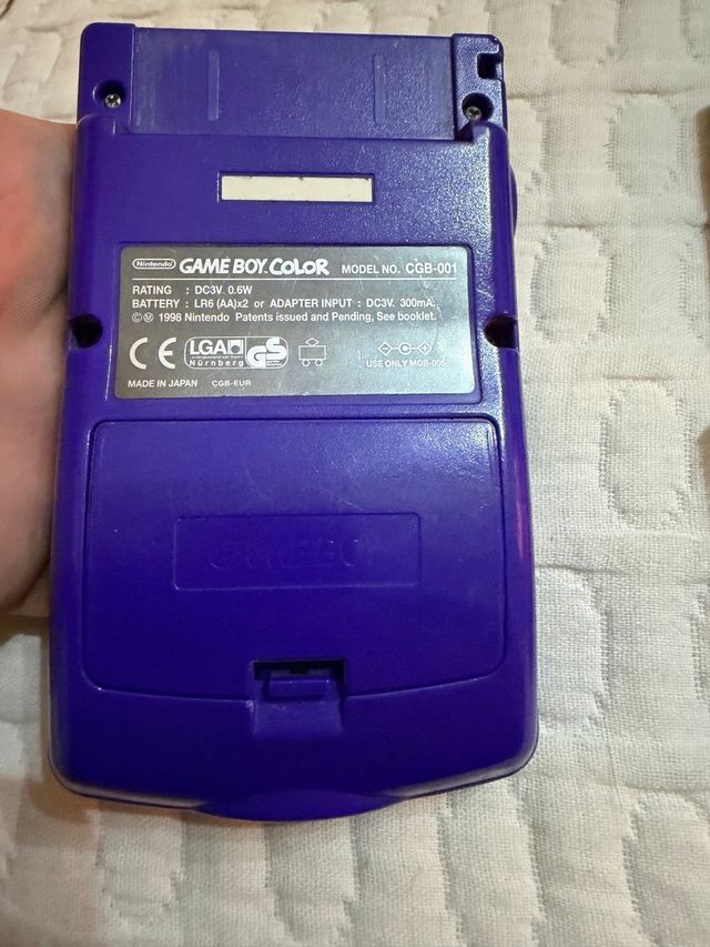 Pack Game Boy Color + 5 Juegos