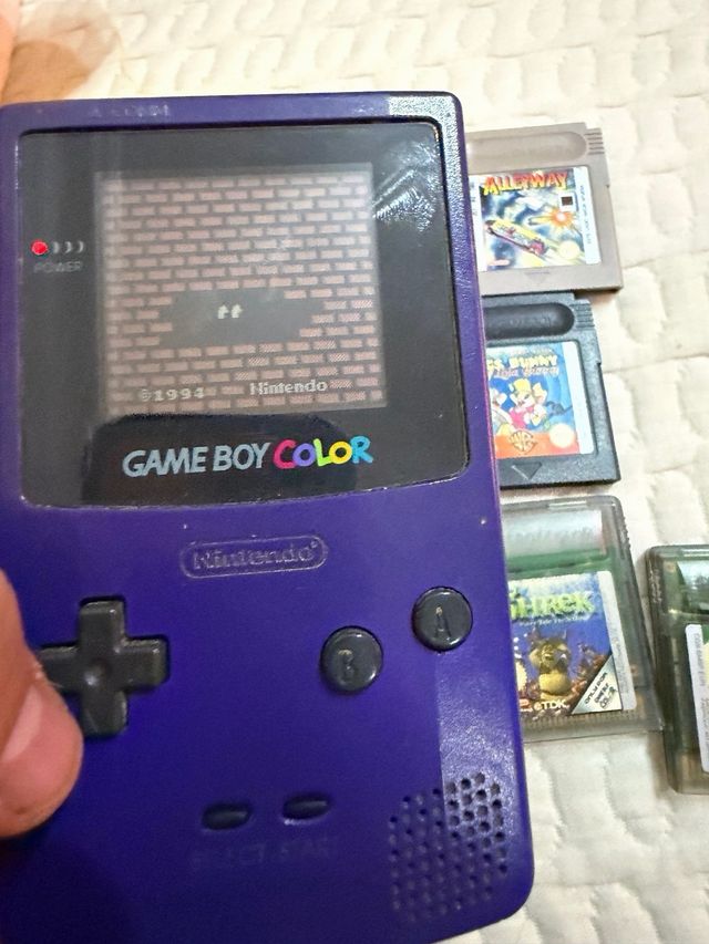 Pack Game Boy Color + 5 Juegos