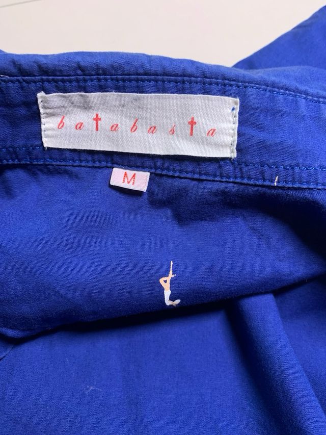 Blusa nadadoras azul talla M