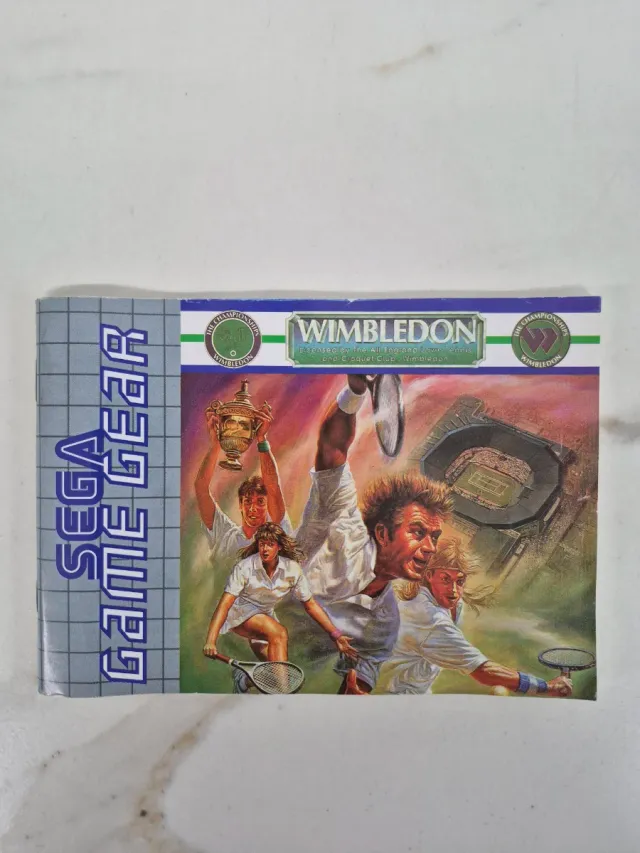 Manual Wimbledon Sega Game Gear