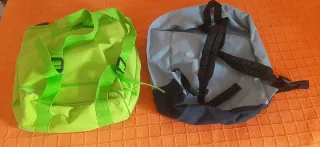 2 Mochilas (azul, verde)