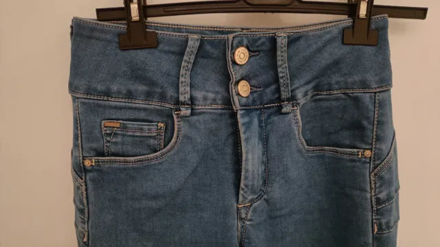 Tiffosi Jeans Azules Mujer Talla Alta