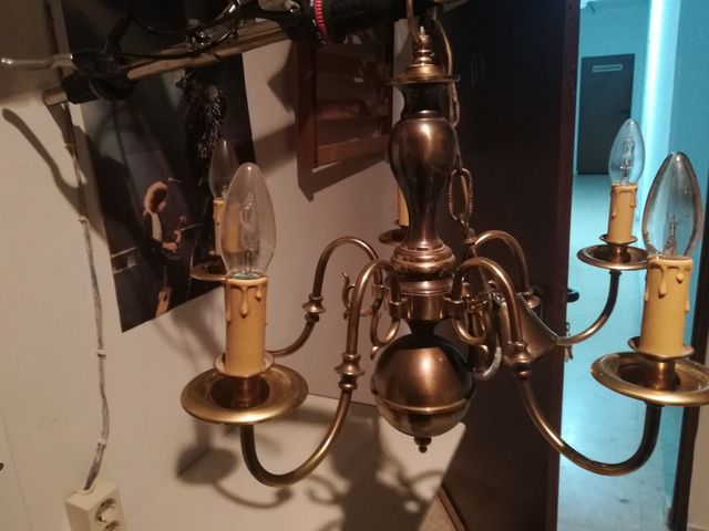 Lámpara de techo y 2 de mesita