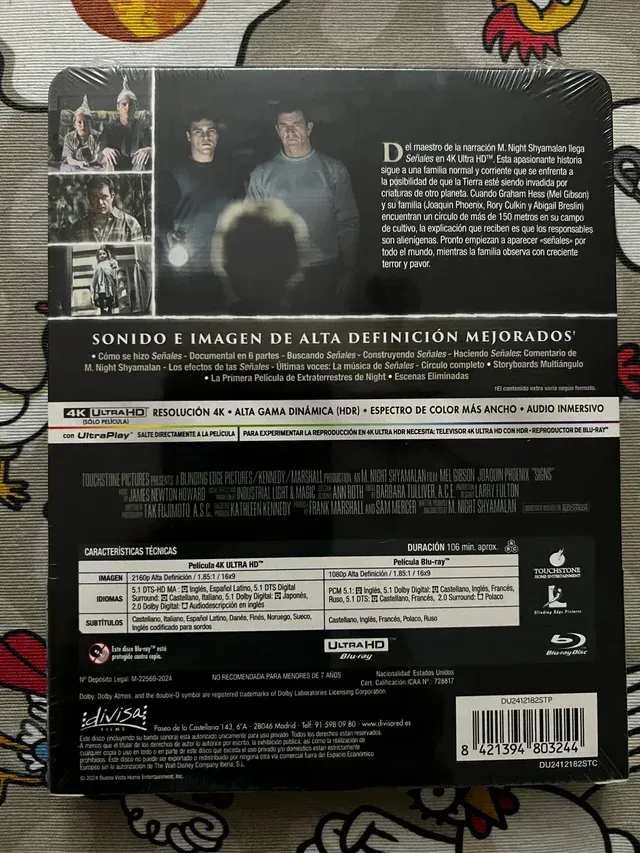 Señales Steelbook 4K UHD + Blu-ray