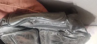 Maleta de cuero marrón