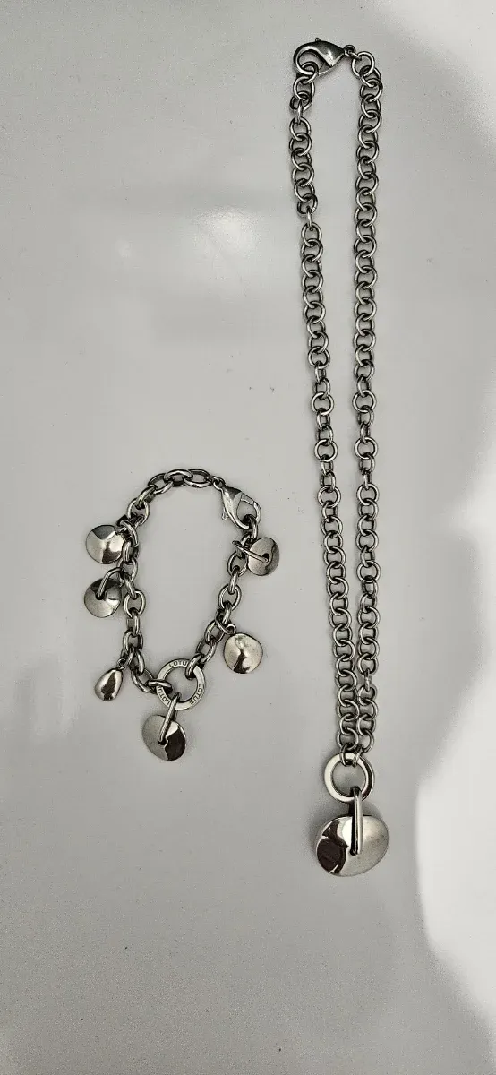 Conjunto Lotus Collar y Pulsera Plata