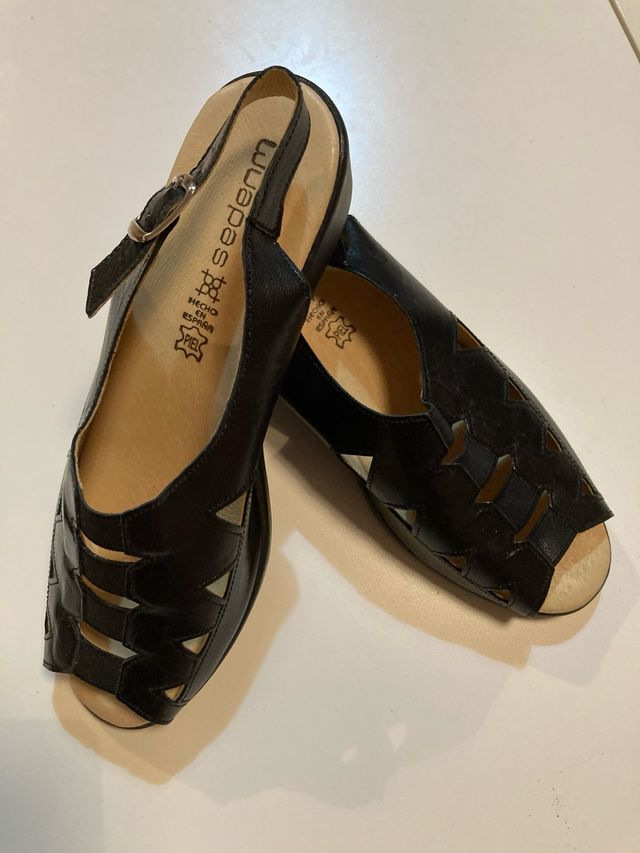 Sandalias Sedem Piel Mujer T-36 Verano