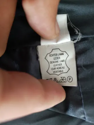 Cazadora Biker Cuero Auténtico XXXL mujer. Medidas