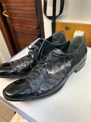 Scarpe uomo eleganti nere lucide