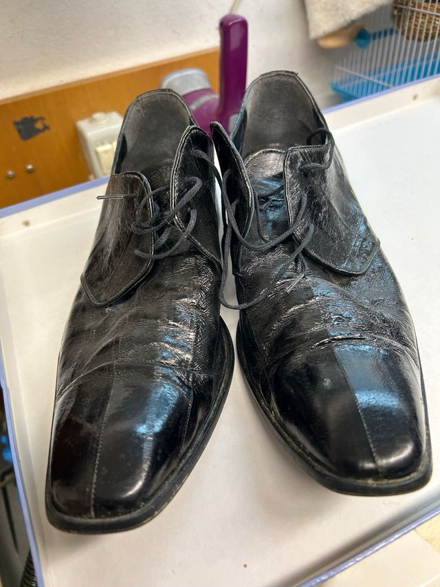 Scarpe uomo eleganti nere lucide