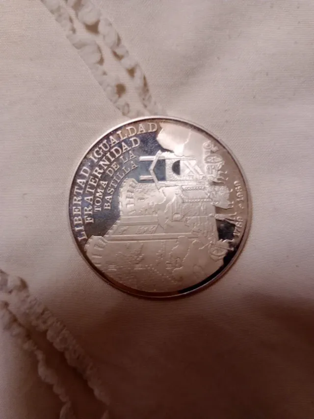 Moneda Cuba 10 Pesos Plata 26.72g