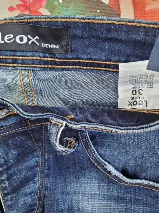 Pantalón vaquero Leox hombre desgastado