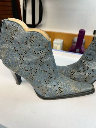 Stivaletti donna 37 blu