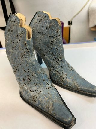 Stivaletti donna 37 blu