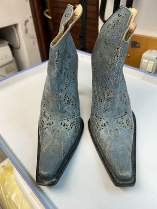 Stivaletti donna 37 blu