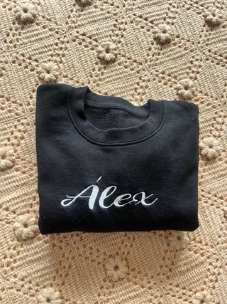 Sudadera Negra Alex Niño 7/8 años