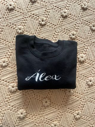 Sudadera Negra Alex Niño 7/8 años